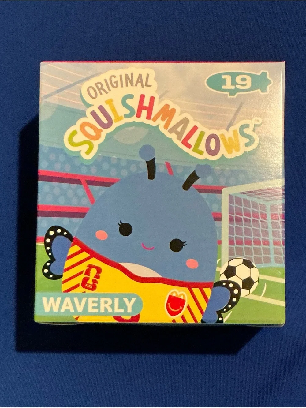 FIFA McDonald's Happy Meal Toy FIFA Original Squishmallows Waverly 19 NEW IN BOX